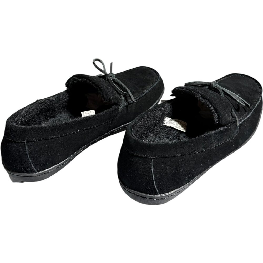 Vionic Irving Adler Men's Black Suede Moccasin Shoes Size 12 NIB Slippers - Picture 6 of 8